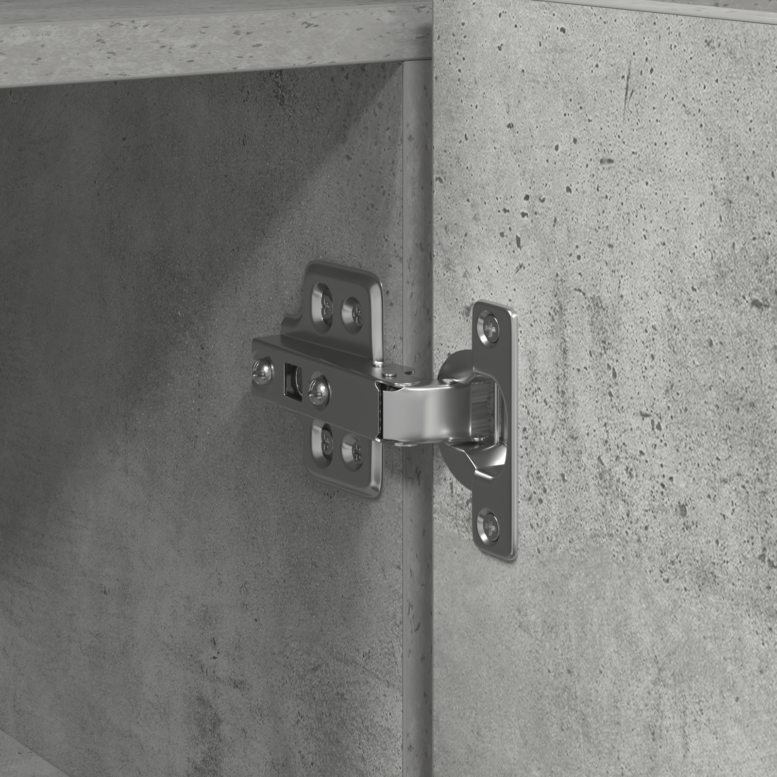 Sideboard Concrete Grey Engineered Wood 116 x 30 x 75 cm - Bargainia.com - 8721158860422 - 3333879