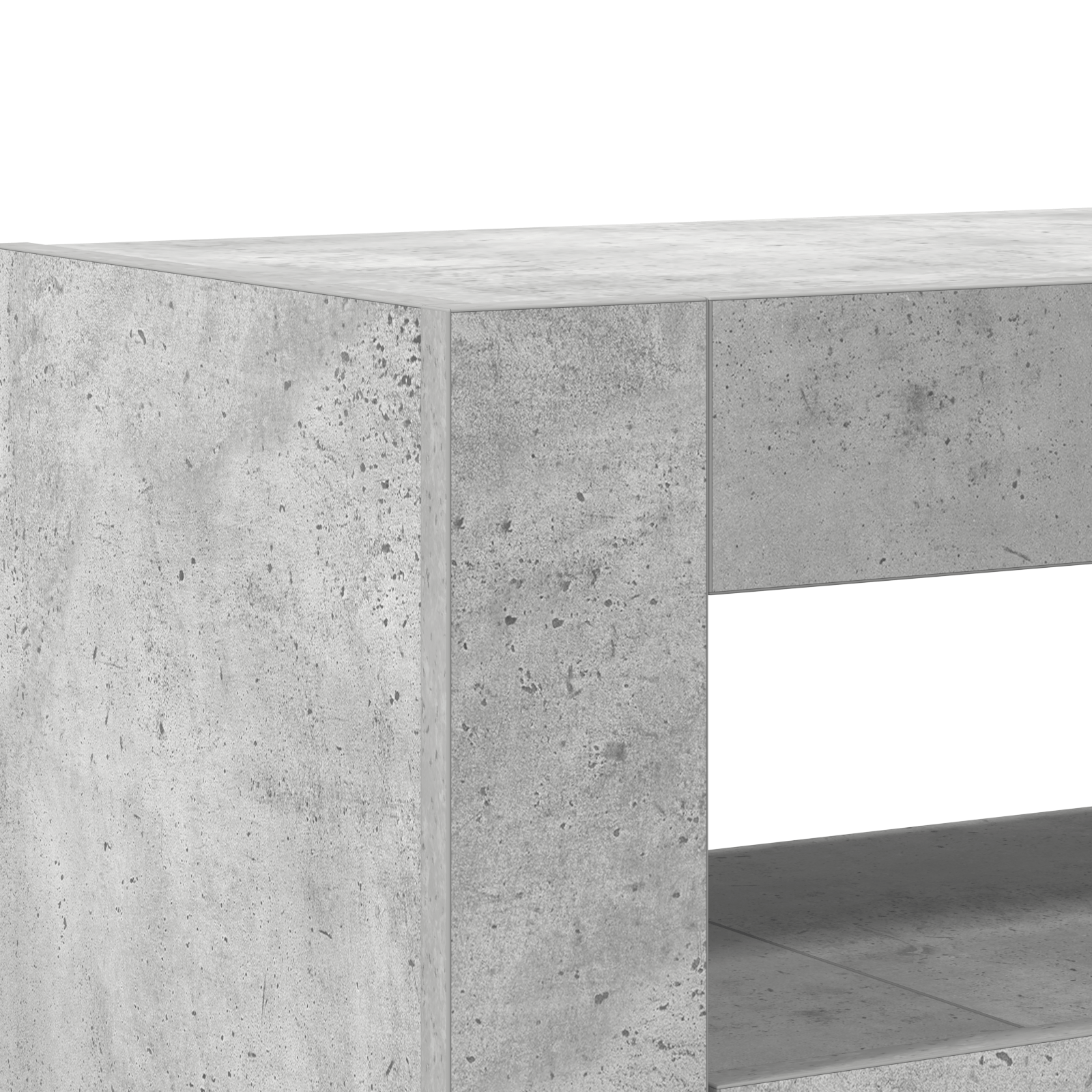 Sideboard Concrete Grey Engineered Wood 116 x 30 x 75 cm - Bargainia.com - 8721158860422 - 3333879