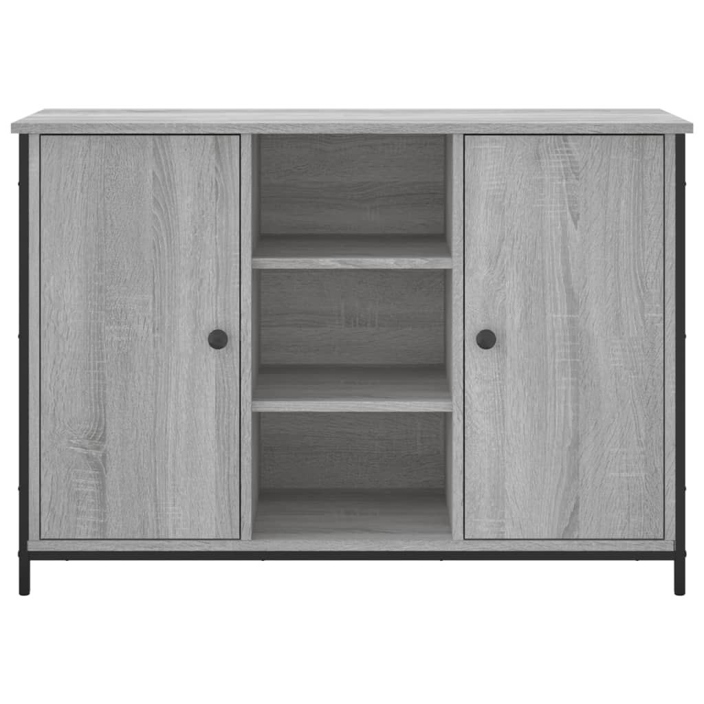 Sideboard Grey Sonoma 100x35x70 cm Engineered Wood - Bargainia.com - 