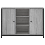 Sideboard Grey Sonoma 100x35x70 cm Engineered Wood - Bargainia.com - 