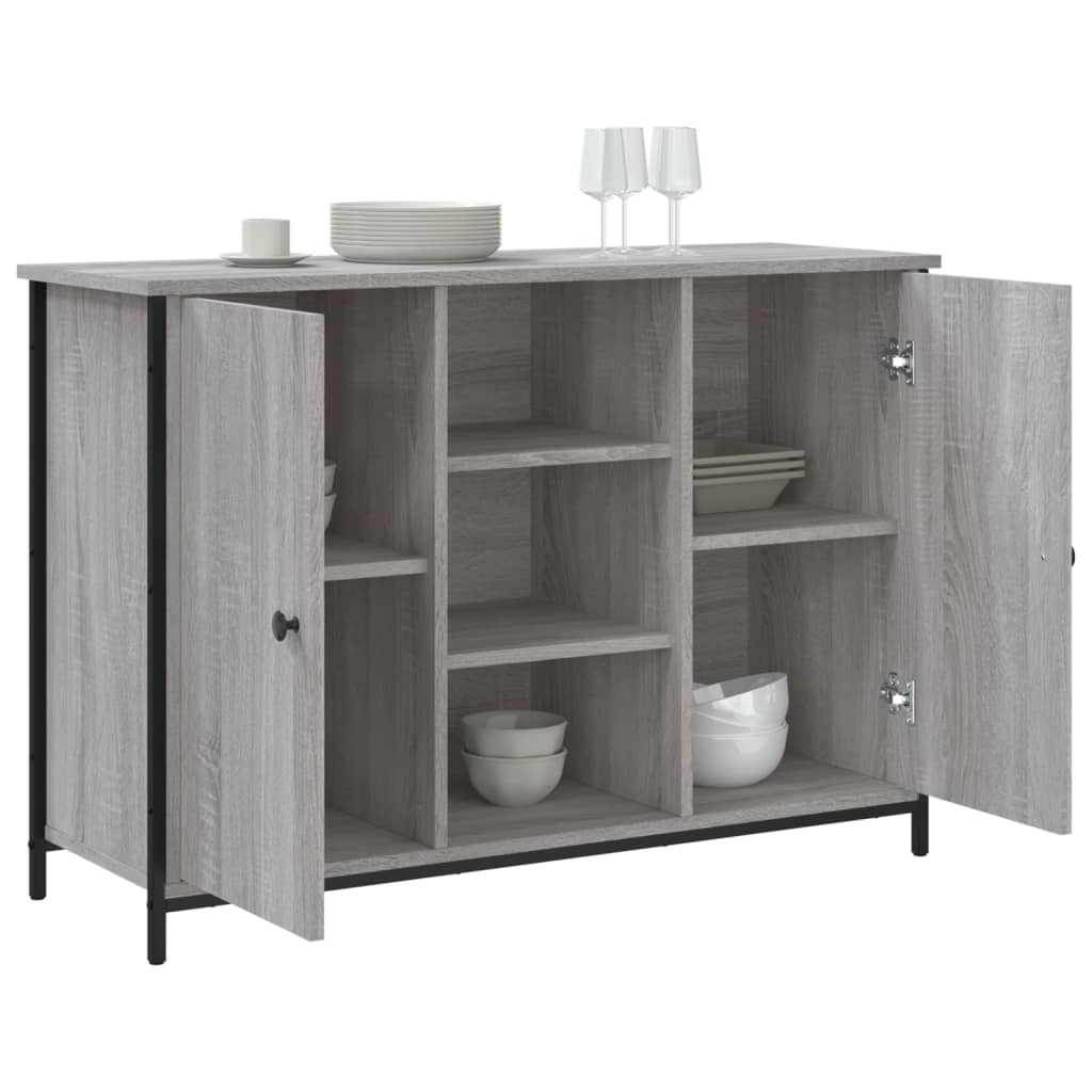 Sideboard Grey Sonoma 100x35x70 cm Engineered Wood - Bargainia.com - 