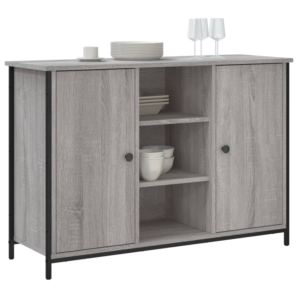Sideboard Grey Sonoma 100x35x70 cm Engineered Wood - Bargainia.com - 