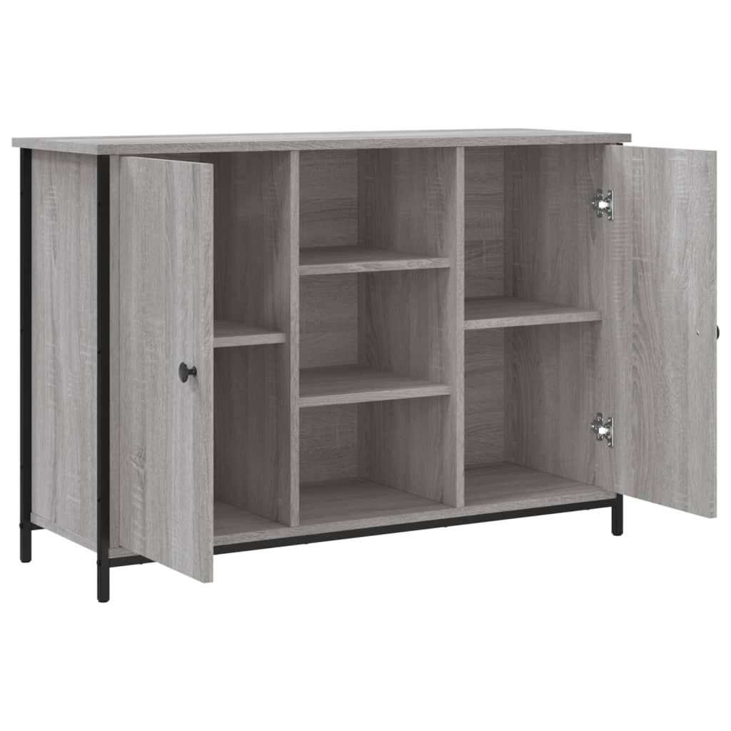 Sideboard Grey Sonoma 100x35x70 cm Engineered Wood - Bargainia.com - 