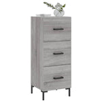 Sideboard Grey Sonoma 34.5x34x90 cm Engineered Wood - Bargainia.com - 