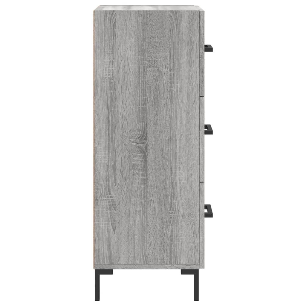 Sideboard Grey Sonoma 34.5x34x90 cm Engineered Wood - Bargainia.com - 