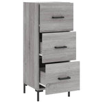 Sideboard Grey Sonoma 34.5x34x90 cm Engineered Wood - Bargainia.com - 