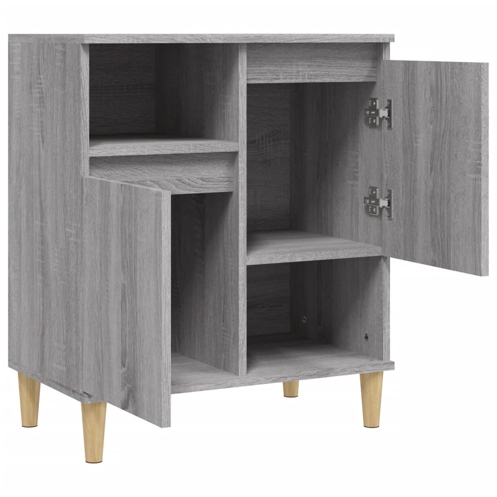 Sideboard Grey Sonoma 60x35x70 cm Engineered Wood - Bargainia.com - 
