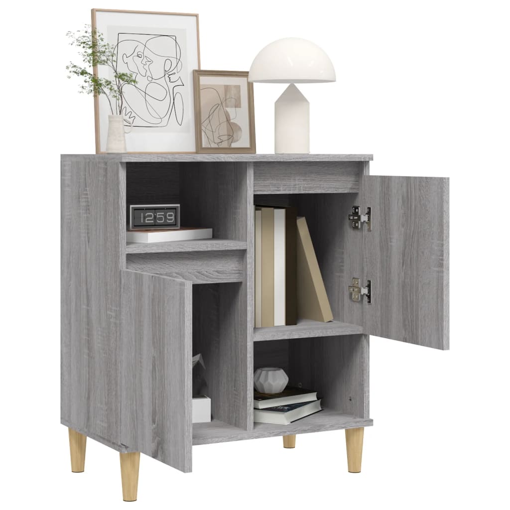 Sideboard Grey Sonoma 60x35x70 cm Engineered Wood - Bargainia.com - 