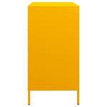 Sideboard Mustard Yellow 68x39x73.5 cm Cold - rolled Steel - Bargainia.com - 