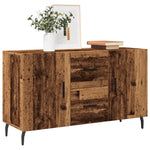 Sideboard Old Wood 100x36x60 cm Engineered Wood - Bargainia.com - 