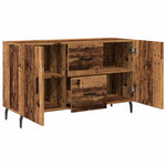 Sideboard Old Wood 100x36x60 cm Engineered Wood - Bargainia.com - 