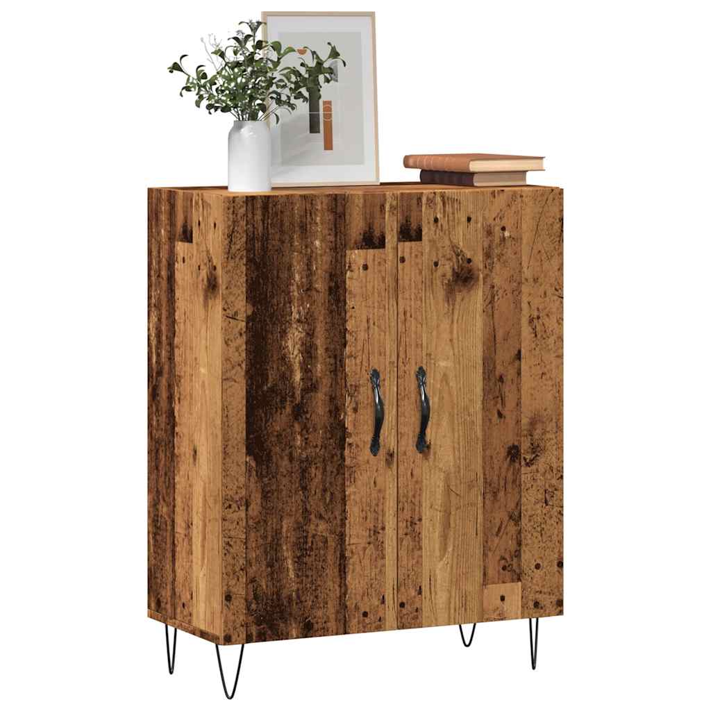 Sideboard Old Wood 69.5x34x90 cm Engineered Wood - Bargainia.com - 