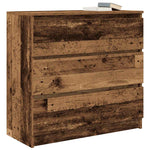 Sideboard Old Wood 80x35x76 cm Engineered Wood - Bargainia.com - 