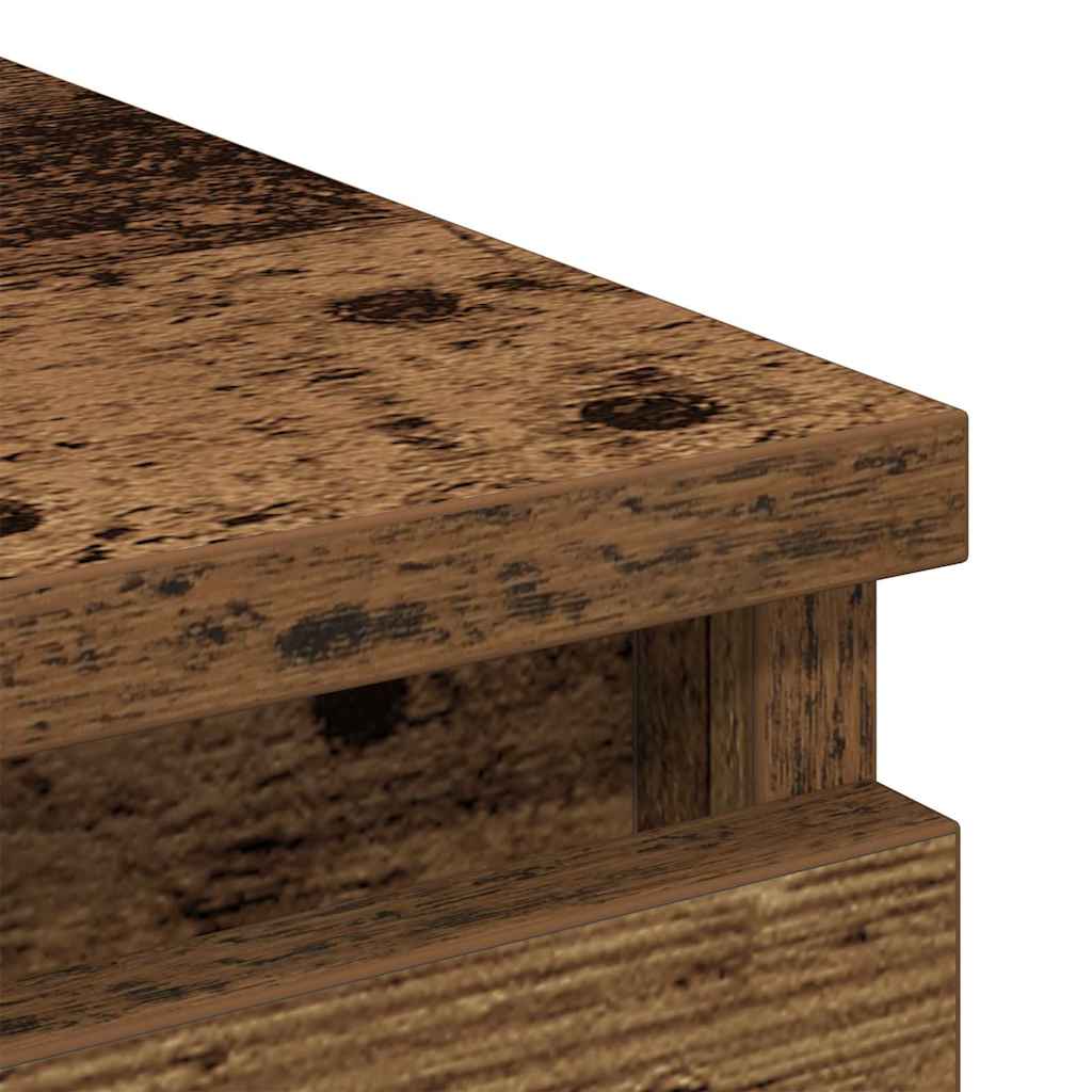 Sideboard Old Wood 80x35x76 cm Engineered Wood - Bargainia.com - 