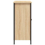 Sideboard Sonoma Oak 100x33x75 cm Engineered Wood - Bargainia.com - 
