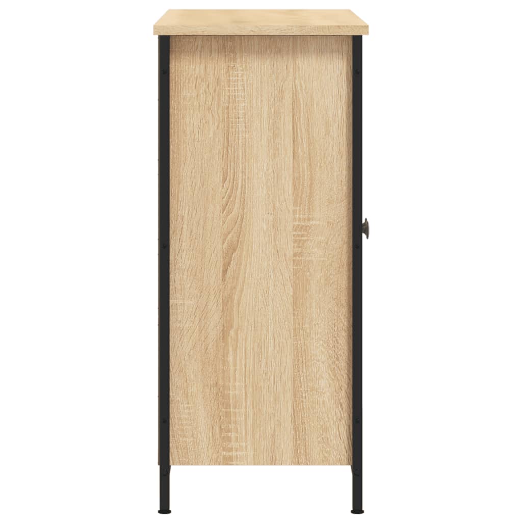 Sideboard Sonoma Oak 100x33x75 cm Engineered Wood - Bargainia.com - 