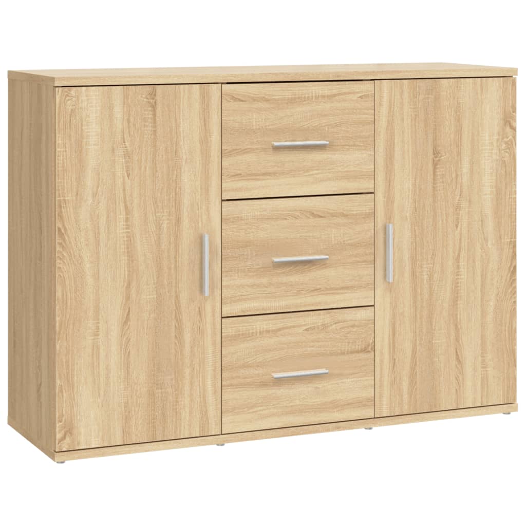 Sideboard Sonoma Oak 91x29.5x65 cm Engineered Wood - Bargainia.com - 
