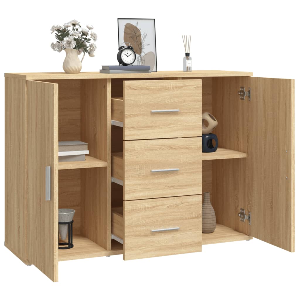 Sideboard Sonoma Oak 91x29.5x65 cm Engineered Wood - Bargainia.com - 8720845679347 - 823345