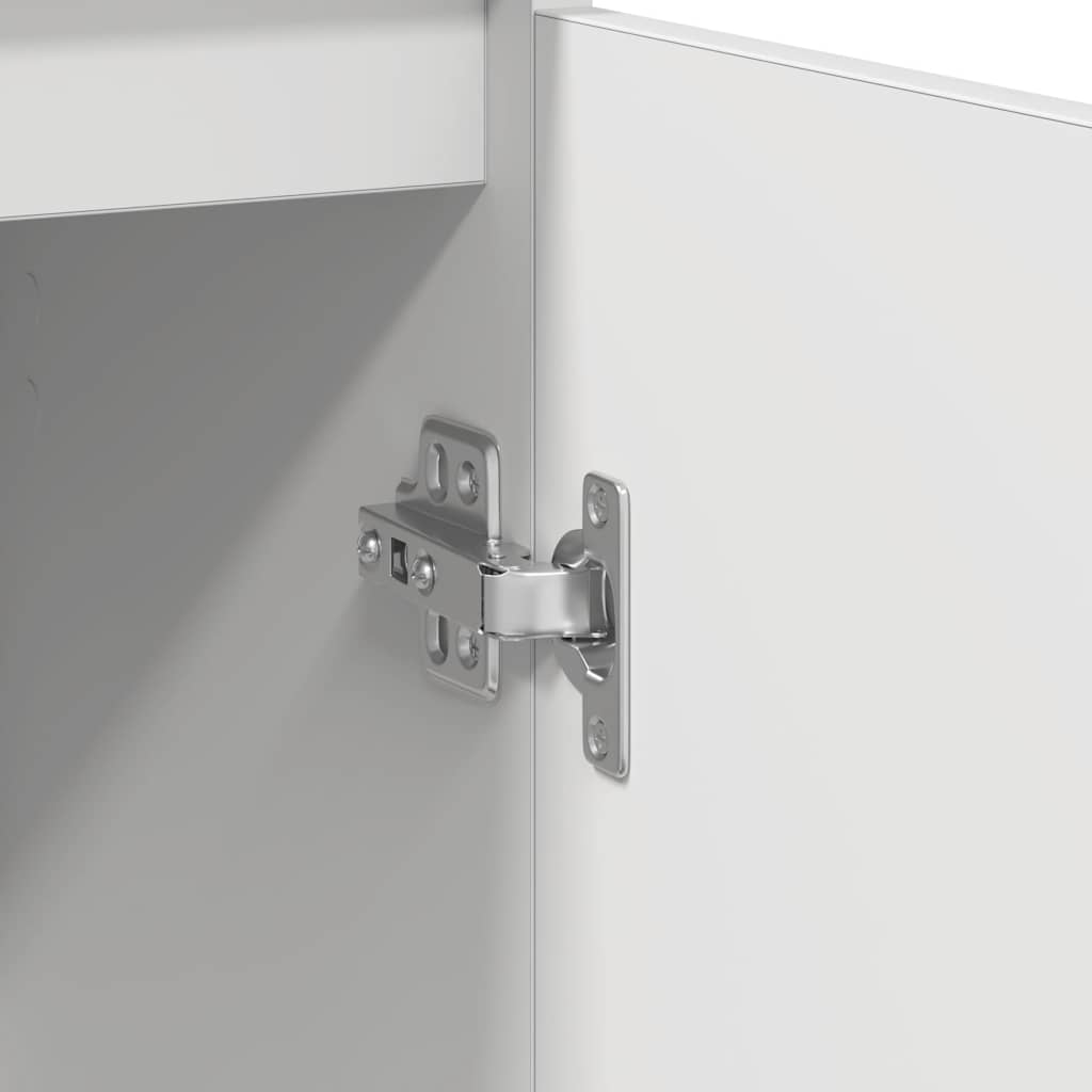 Sideboard White 57x34x76 cm Engineered Wood - Bargainia.com - 