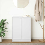 Sideboard White 57x34x76 cm Engineered Wood - Bargainia.com - 