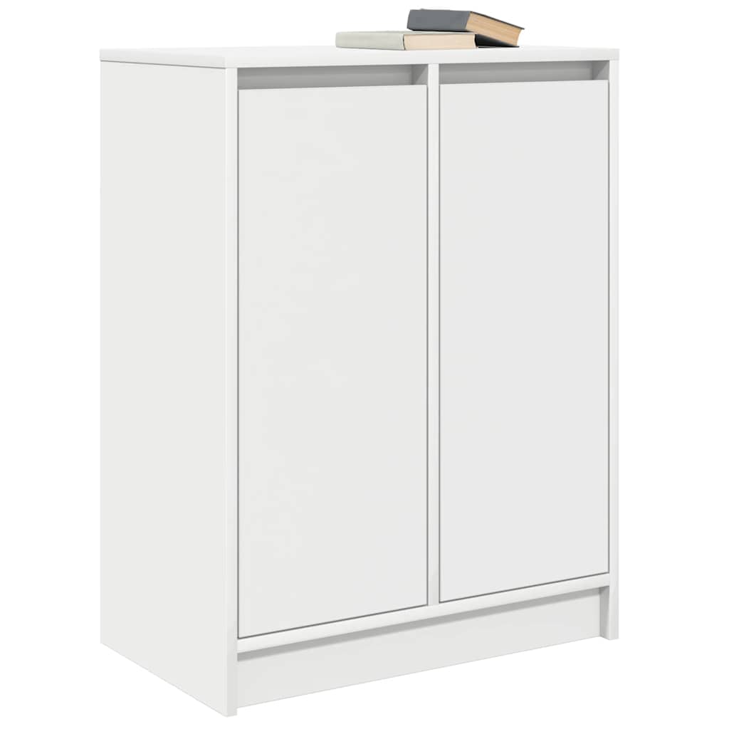 Sideboard White 57x34x76 cm Engineered Wood - Bargainia.com - 