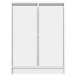 Sideboard White 57x34x76 cm Engineered Wood - Bargainia.com - 