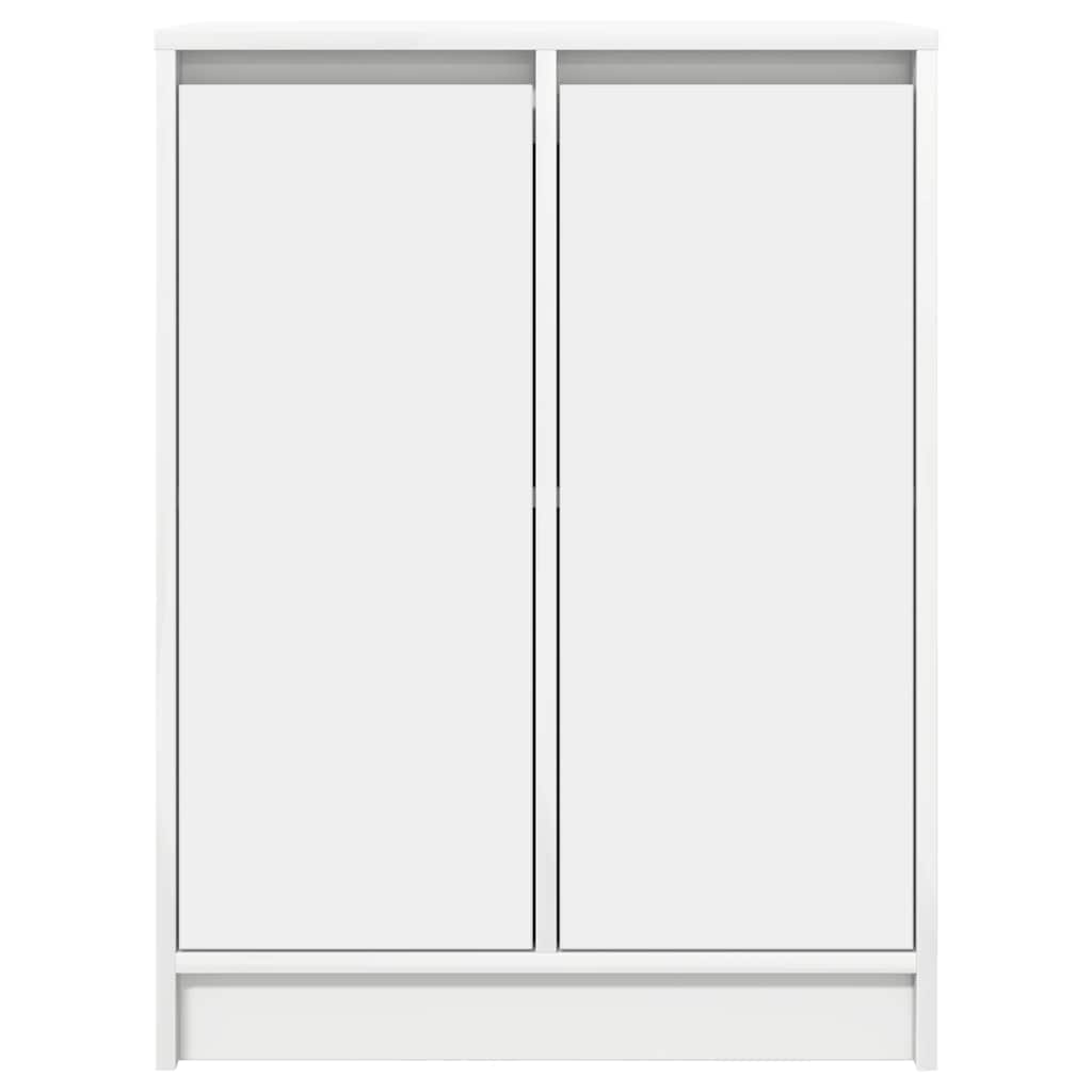 Sideboard White 57x34x76 cm Engineered Wood - Bargainia.com - 
