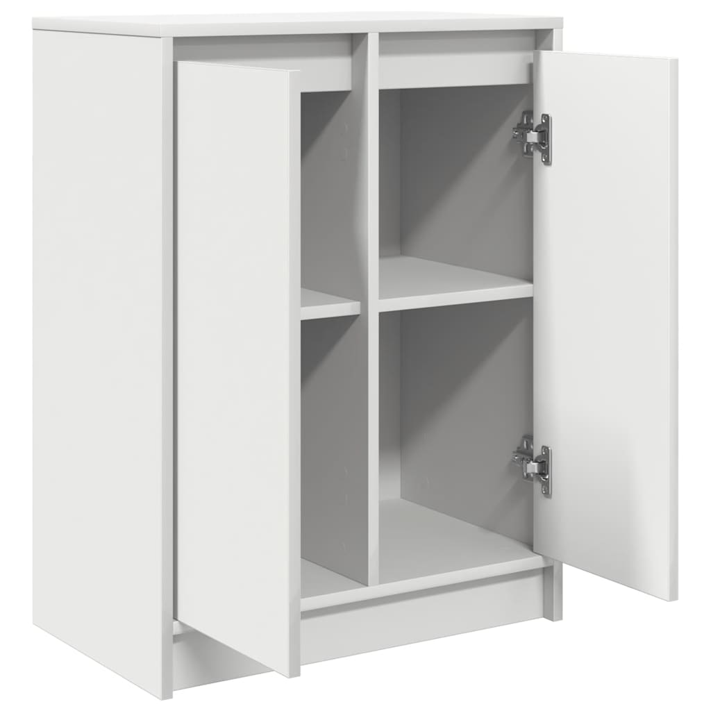 Sideboard White 57x34x76 cm Engineered Wood - Bargainia.com - 