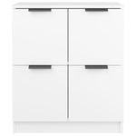 Sideboard White 60x30x70 cm Engineered Wood - Bargainia.com - 