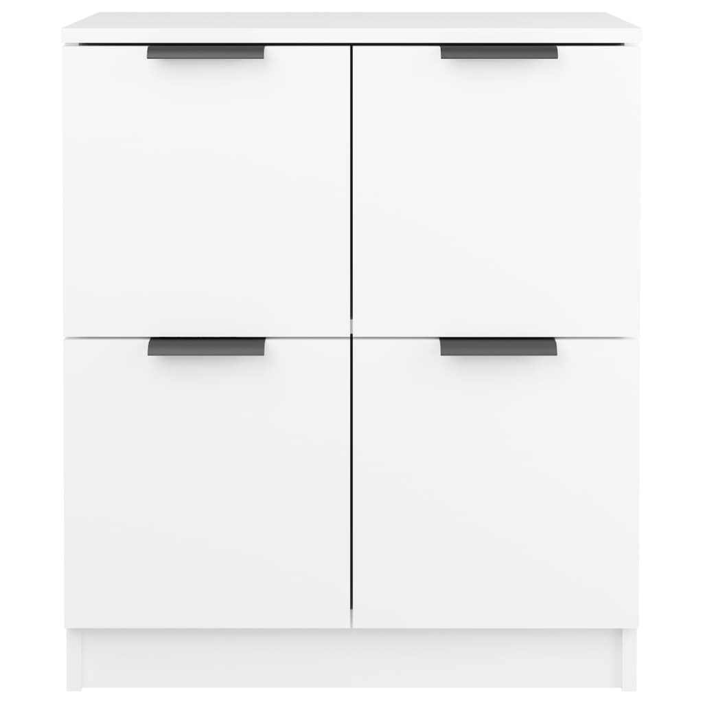 Sideboard White 60x30x70 cm Engineered Wood - Bargainia.com - 