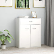 Sideboard White 60x30x75 cm Engineered Wood - Bargainia.com - 8719883786513 - 800711