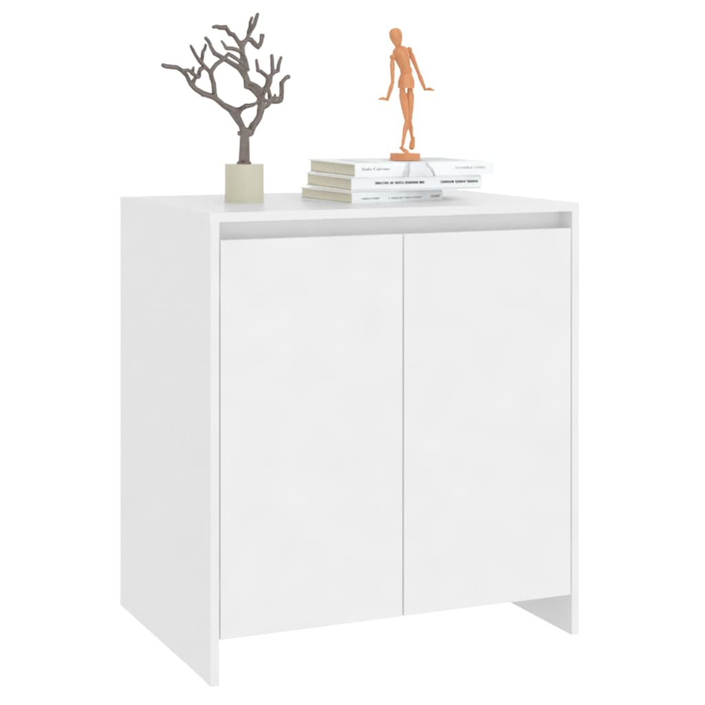 Sideboard White 70x41x75 cm Engineered Wood - Bargainia.com - 