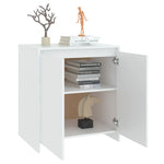 Sideboard White 70x41x75 cm Engineered Wood - Bargainia.com - 