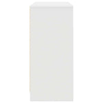 Sideboard White 85x34x76 cm Engineered Wood - Bargainia.com - 