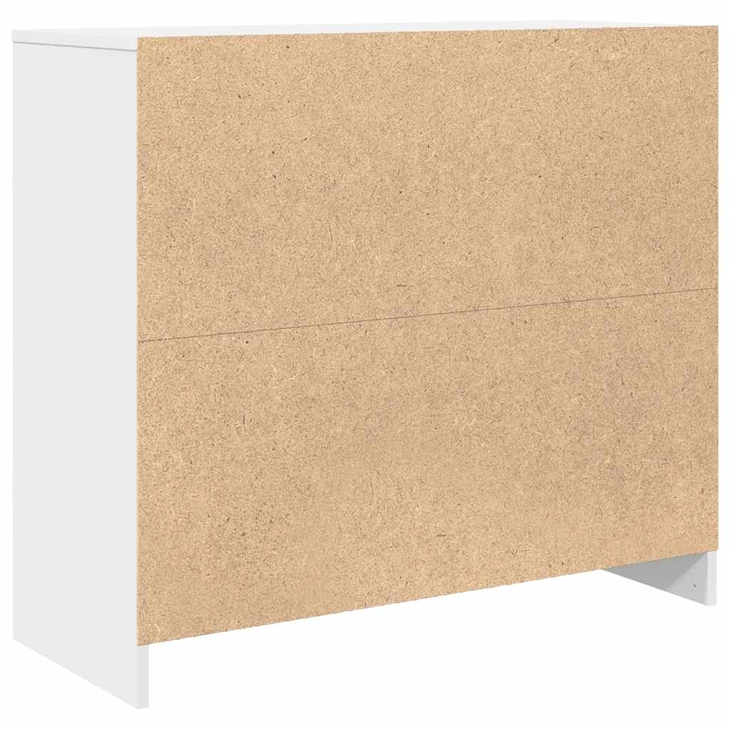 Sideboard White 85x34x76 cm Engineered Wood - Bargainia.com - 