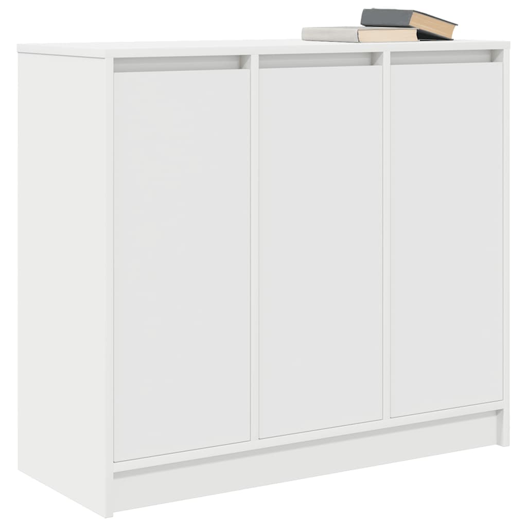 Sideboard White 85x34x76 cm Engineered Wood - Bargainia.com - 