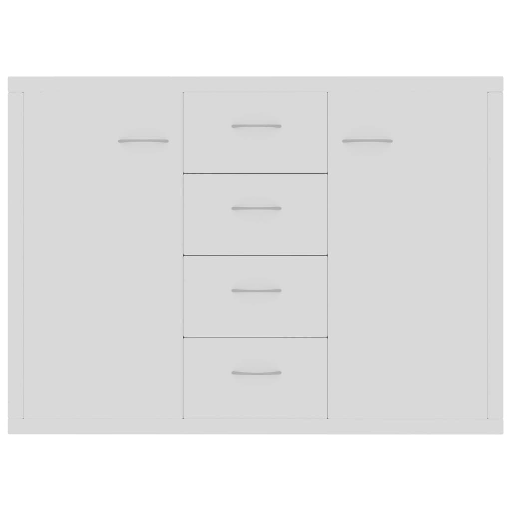 Sideboard White 88x30x65 cm Engineered Wood - Bargainia.com - 8719883786339 - 800684