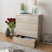 Sideboard with 4 Drawers 60x30.5x71 cm Oak Colour - Bargainia.com - 8718475954729 - 242544
