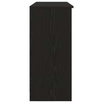 Sideboard with Drawer Black Oak 101x35x76 cm Engineered Wood - Bargainia.com - 