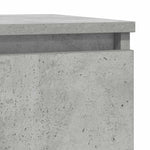 Sideboard with Drawer Concrete Grey 71x35x84 cm Engineered Wood - Bargainia.com - 