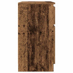 Sideboard with Drawer Old Wood 71x35x65 cm Engineered Wood - Bargainia.com - 