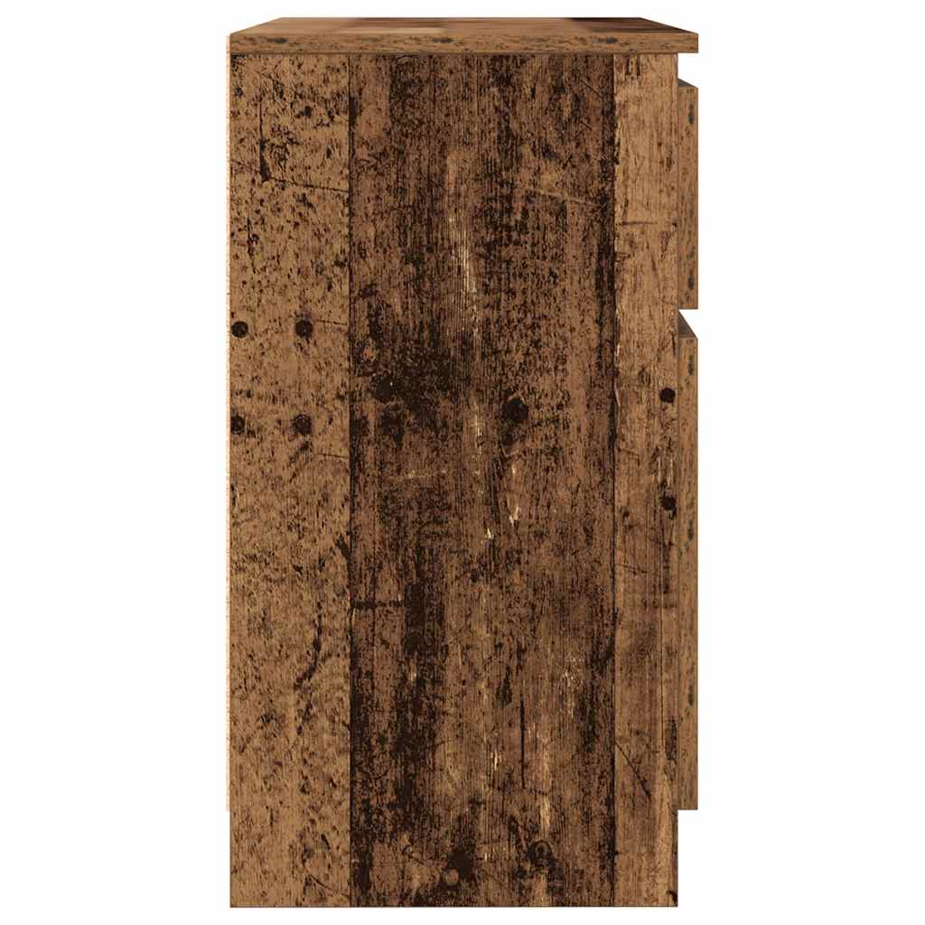 Sideboard with Drawer Old Wood 71x35x65 cm Engineered Wood - Bargainia.com - 8721158705242 - 861605