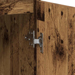 Sideboard with Drawer Old Wood 71x35x65 cm Engineered Wood - Bargainia.com - 