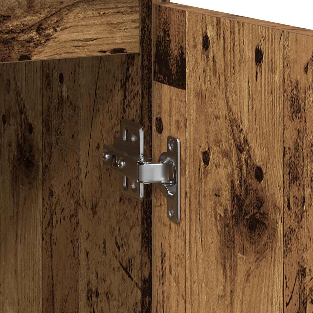 Sideboard with Drawer Old Wood 71x35x65 cm Engineered Wood - Bargainia.com - 8721158705242 - 861605