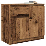 Sideboard with Drawer Old Wood 71x35x65 cm Engineered Wood - Bargainia.com - 