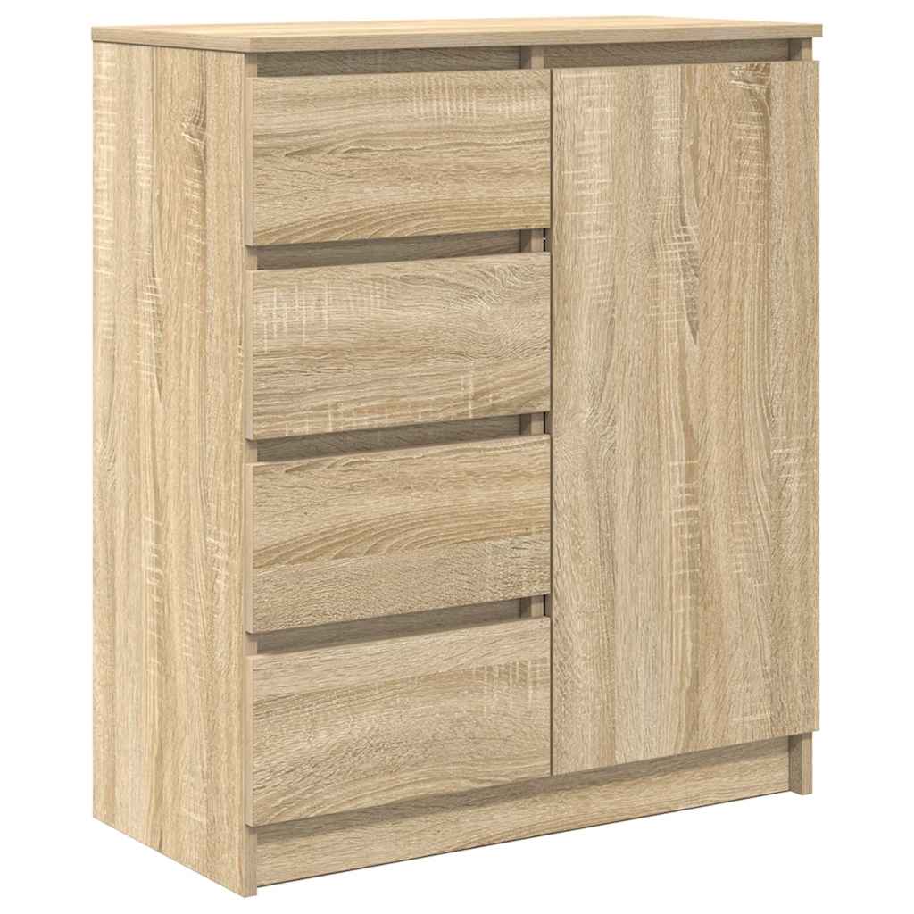 Sideboard with Drawers Sonoma Oak 71x35x84 cm Engineered Wood - Bargainia.com - 8721158705013 - 861582