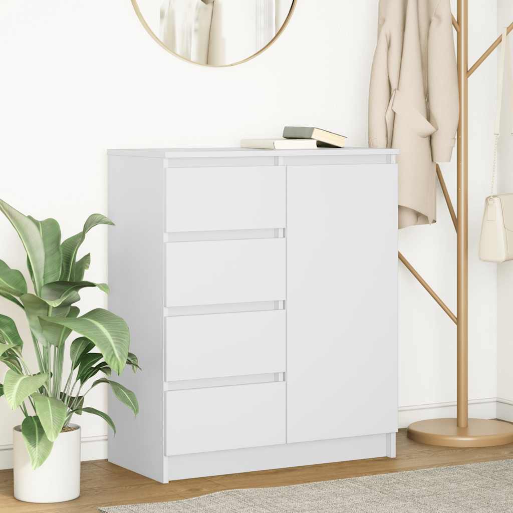 Sideboard with Drawers White 71x35x84 cm Engineered Wood - Bargainia.com - 8721158704993 - 861580
