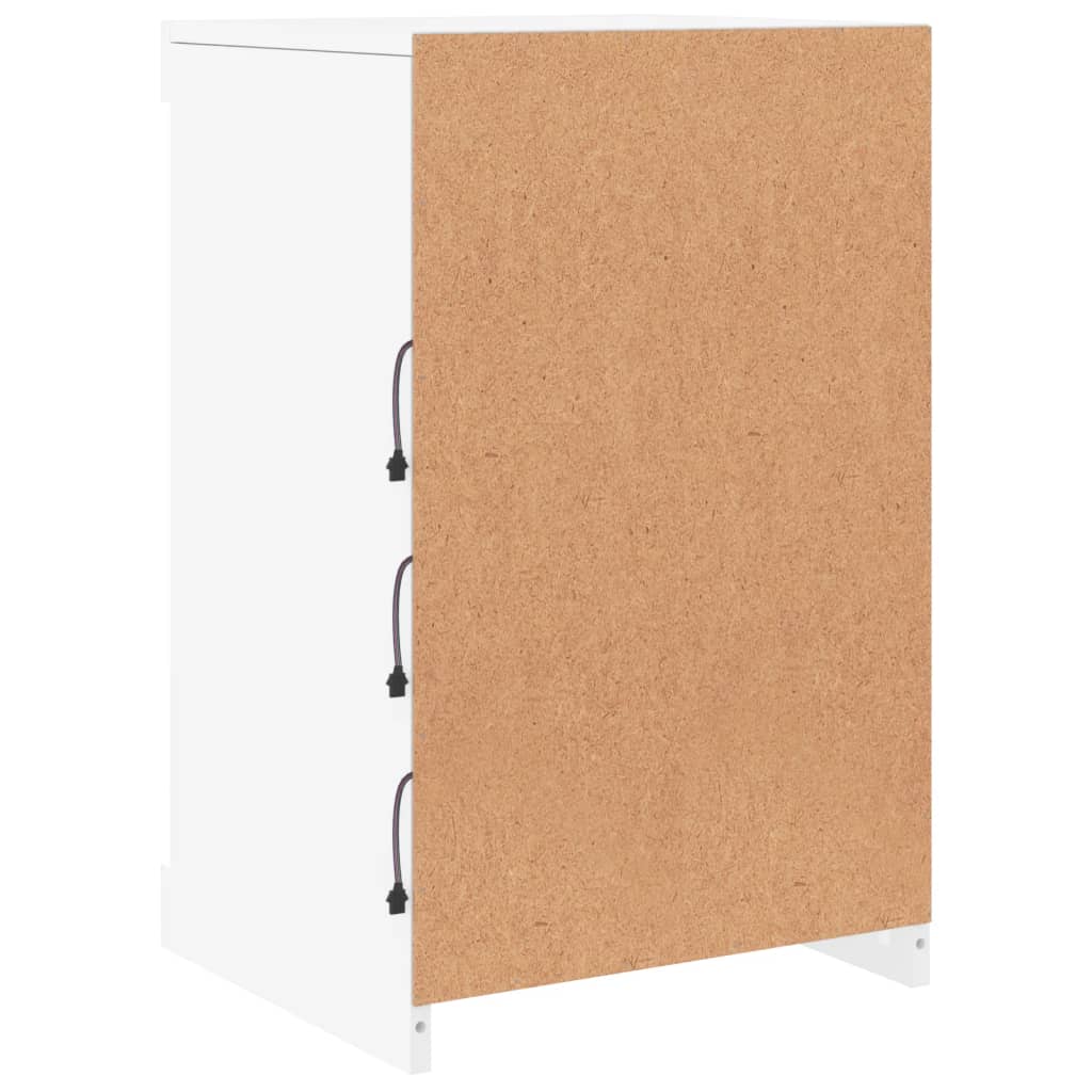 Sideboard with LED Lights White 41x37x67 cm - Bargainia.com - 8721012253056 - 836721