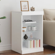 Sideboard with LED Lights White 41x37x67 cm - Bargainia.com - 8721012253056 - 836721