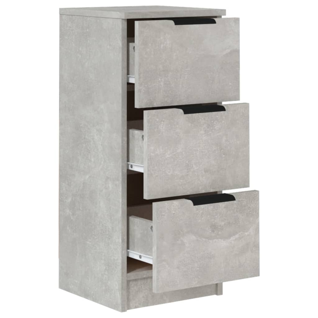 Sideboards 2 pcs Concrete Grey 30x30x70 cm Engineered Wood - Bargainia.com - 8720287078746 - 811160